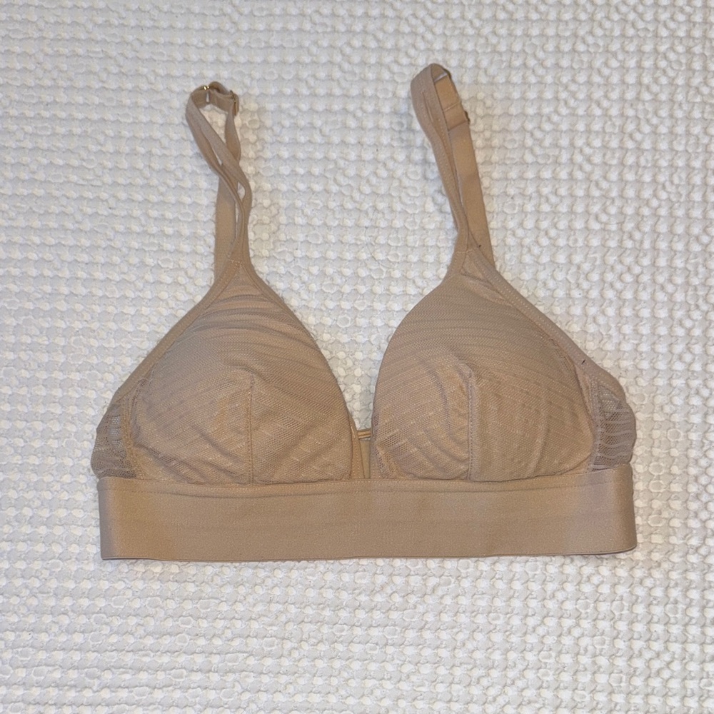 Lively All You nude mesh adjustable bra bralette size small - Picture 2 of 5
